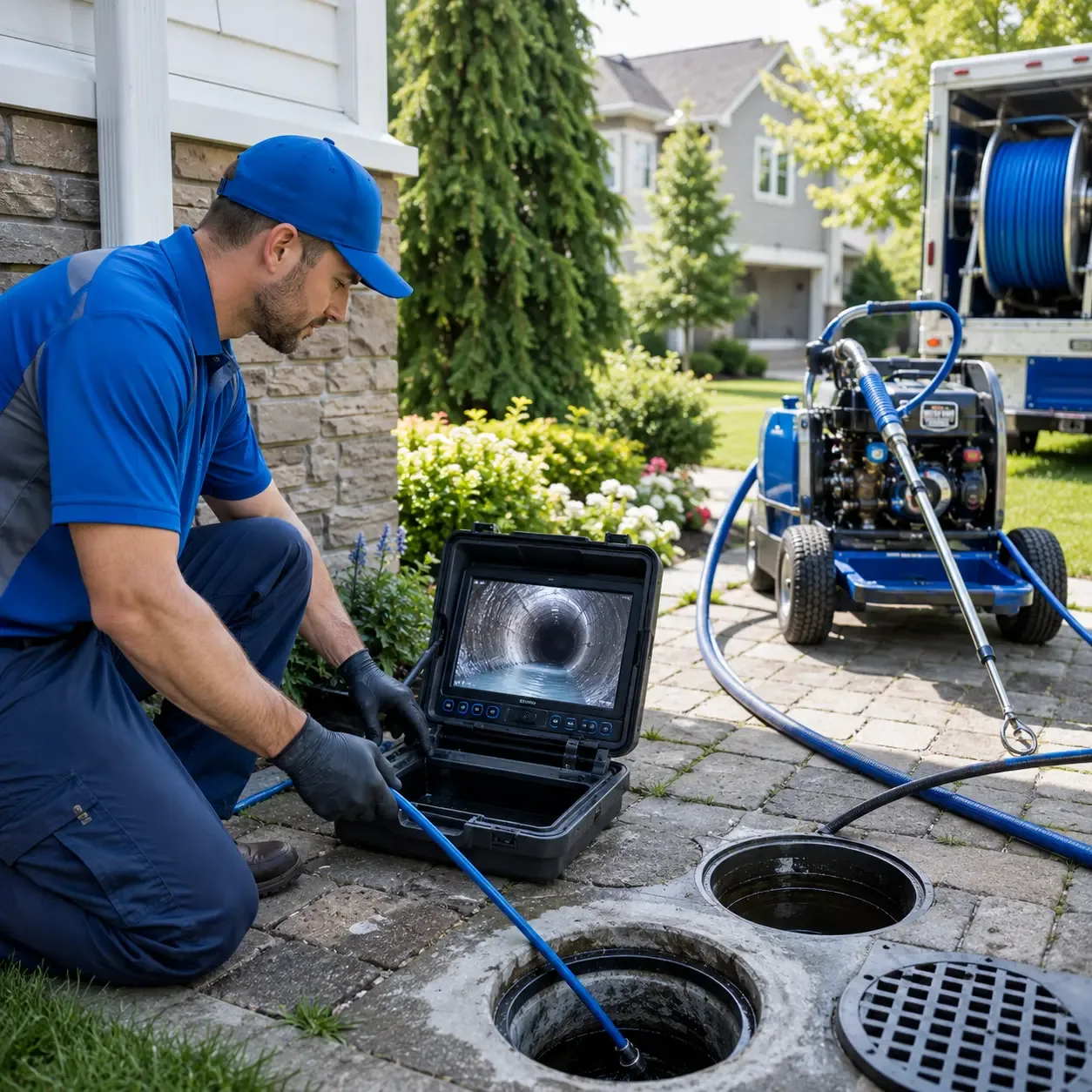 Outdoor drain cleaning professionals serving Manson, NC