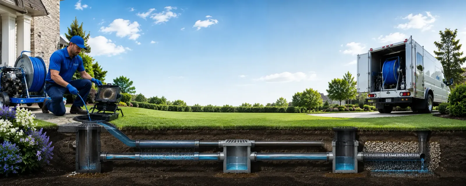 Outdoor drain cleaning information for Manson, NC